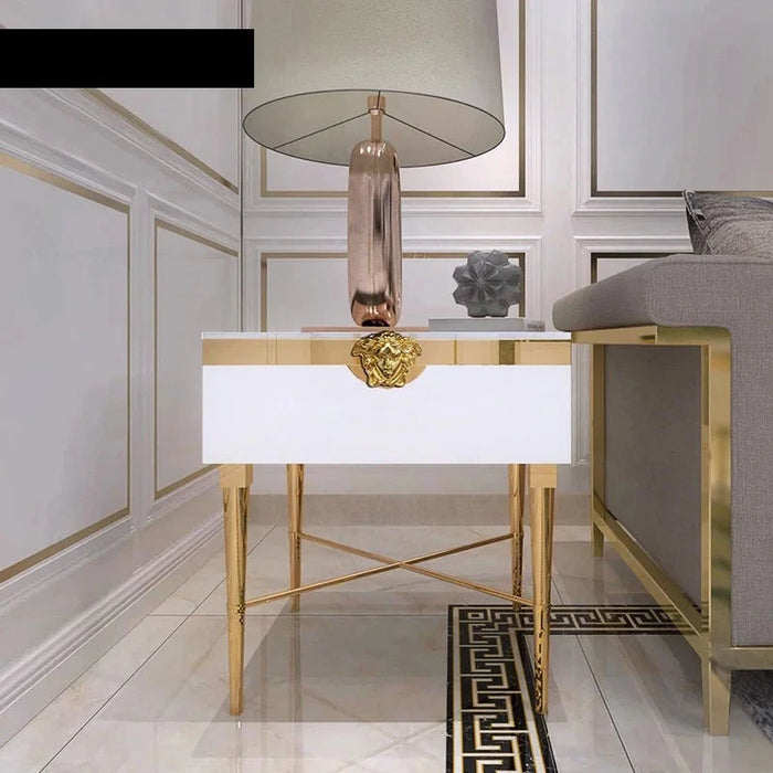 Luminous Elegance Accent Table