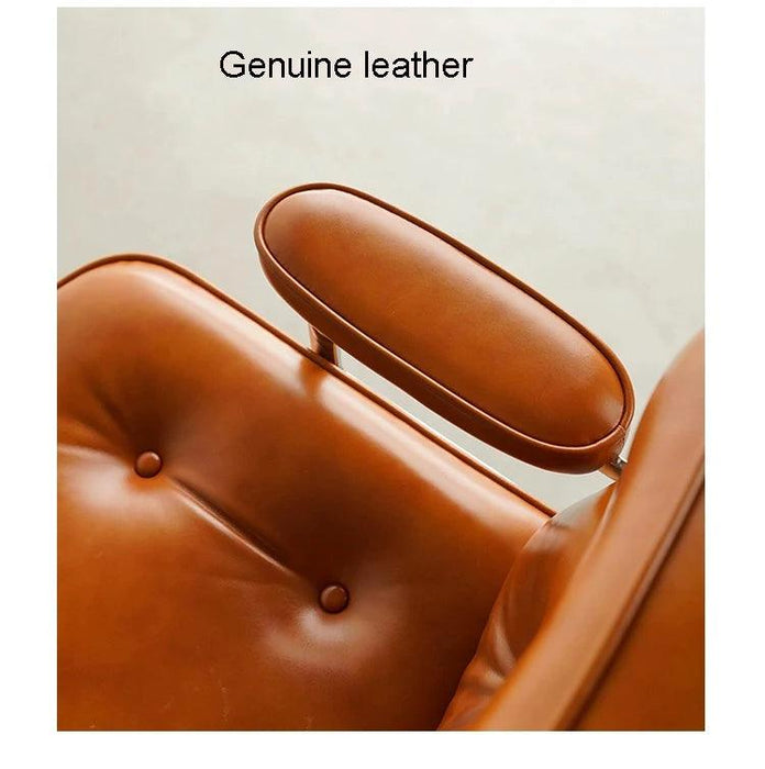 Elevate Your Office with the Luxurious Leather Executive Swivel Chair