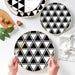 Elegant Marble-Design Bone China Dining Collection for Food and Coffee Lovers