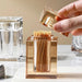 Luxurious Crystal Glass Jar for Toothpicks and Cotton Swabs - Elegant Storage Solution for Home and Hotel Decor