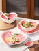 Strawberry Bliss Dining Collection: Bowl, Spoon, and Plate Set