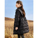 Chic Mid-Length Down Coat for Fashionable Teen Girls - Cozy Winter Essentials