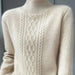 Luxurious Cashmere Plus Size Turtleneck Knit Sweater