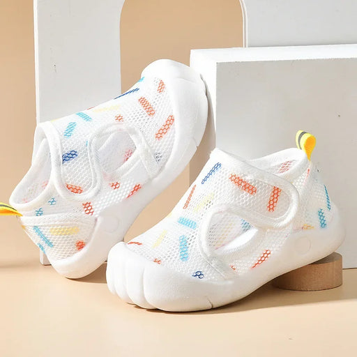 Airy Mesh Summer Sandals for Toddlers 1-4T - Unisex Casual Anti-Slip Soft Sole First Walkers Lightweight Shoes