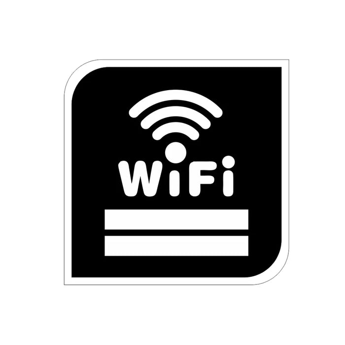 WiFi Password Reminder Acrylic 3D Sign for Public Spaces and Restaurants