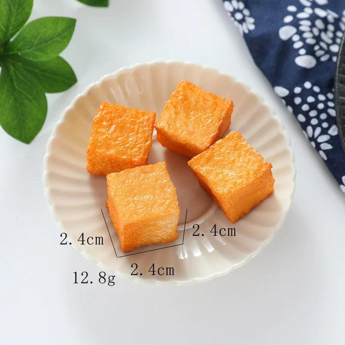 Creative Dried Tofu Kitchen Model Set - 10pcs Fun Accessories for Gifts and Student Decor