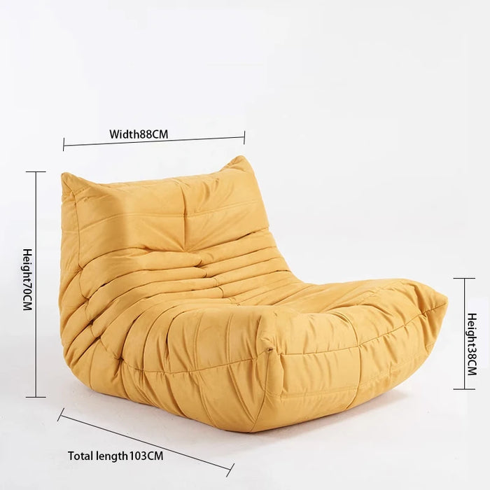 Caterpillar Relaxation Sofa - Stylish Single Lounge Chair for Any Space