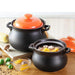 6L Traditional Chinese Clay Casserole Pot for Gas Stove Cooking - Authentic Stew Experience