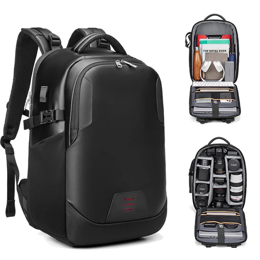 Adventure Pro Camera Backpack - Secure, Spacious, and Stylish for DSLR Canon, Nikon, Sony, Fuji