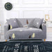 Elastic Stretch Sofa Slipcover for Loveseat and L-Shaped Sectional Couch Protection