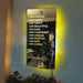 Customizable LED Family Name Illuminated Mirror - Unique Home Decor for Romantic Occasions