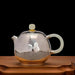 Exquisite Handcrafted Silver Dragon Egg Teapot