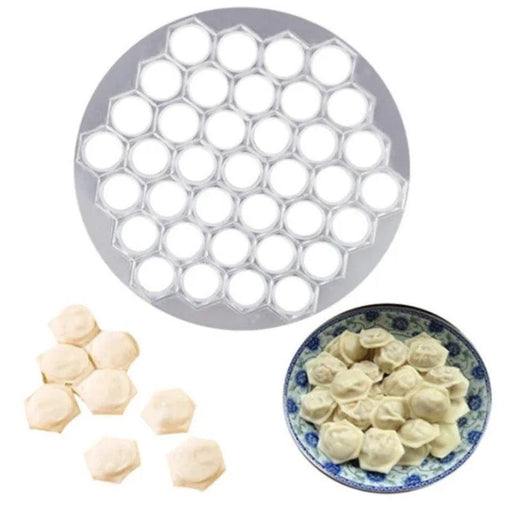 Dough and Ravioli Maker with 37/19 Hole Steel Dumpling Mold - Quick Cooking Accessory