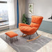 Elegant Genuine Leather Rocking Chair for Ultimate Comfort and Style