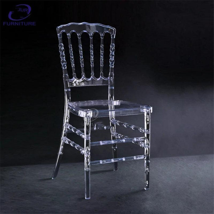 Elegant 50-Piece Clear Acrylic Chiavari Chairs for Sophisticated Celebrations