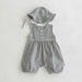 Charming Plaid Romper Set for Summer Baby Girls