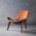 Nordic Artistic Solid Wood Lounge Chair with Unique Airplane Shell Design