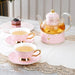 Charming Lemon Blossom Bone China Tea Set - Luxurious Drinkware for Tea and Coffee Lovers