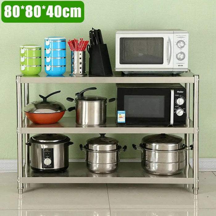 Premium Heavy-Duty Stainless Steel Storage Shelf