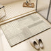 Elegant Diatomite Bath Mat Ensemble - Chic Water-Absorbing Toilet Set