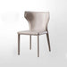 Minimalist Scandinavian Saddle Leather Dining Chair