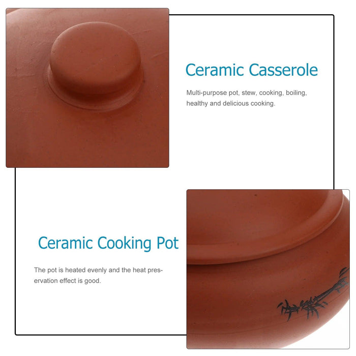 Stylish Nonstick Ceramic Cooking Pot for Hearty Soups and Stews