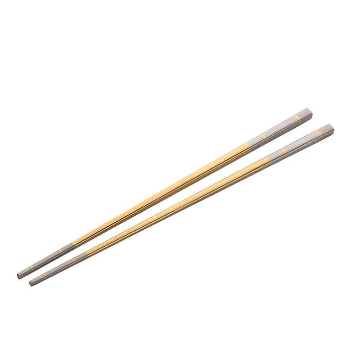 Eco-Friendly Reusable Stainless Steel Chopsticks for Asian Cuisine