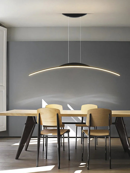 Italian Contemporary Pendant Light - Customizable Warm/Cool Illumination, Durable Aluminum and Silica Gel Construction