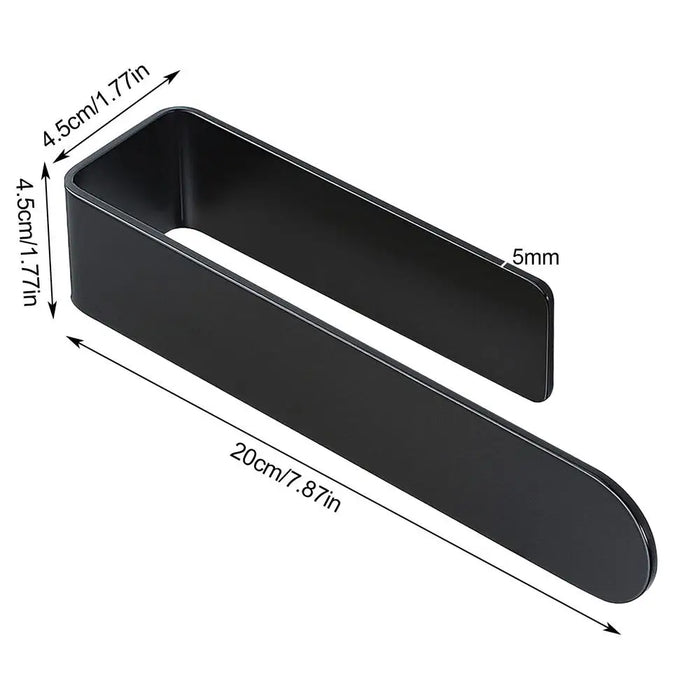 Modern Self-Adhesive Acrylic U-Shaped Towel Rack for Stylish Bathroom and Kitchen Storage