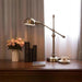 Retro Industrial Bronze Desk Lamp with Adjustable Arm for Eye Comfort