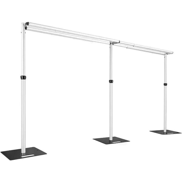 Versatile 3Mx6M Portable Backdrop Stand - Adjustable Aluminum Frame for Events and Weddings