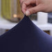 Elegant Nordic Dark Blue Stretch Chair Cover - Premium Spandex/Polyester for Events and Banquets