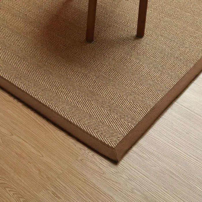 Vintage Chinese-Inspired 100% Sisal Tatami Floor Mat - Elegant 200x300cm Rug for Living Room, Bedroom, and Tea Table