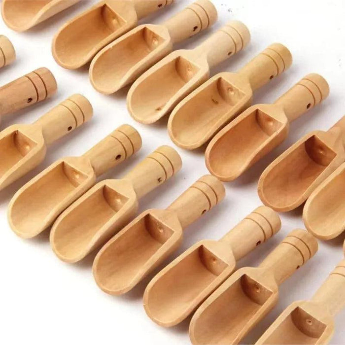 Compact Mini Wooden Spoons - Essential Kitchen Utensils for Every Culinary Task