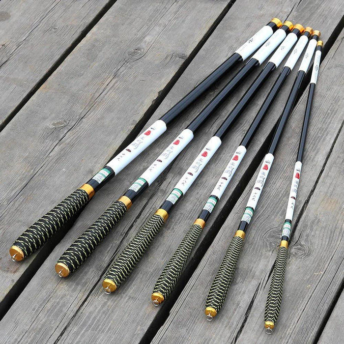 Premium Carbon Fiber Telescopic Fishing Rod for Freshwater Adventures - Adjustable Lengths from 2.7 to 7.2 Meters