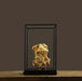 Elegant Golden Mountain Resin Tabletop Accents for Luxurious Living Spaces