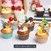 6 Piece Lifelike Cupcake Décor Set for Food Photography and Kid's Gifts - Ideal for Refrigerator Showcase