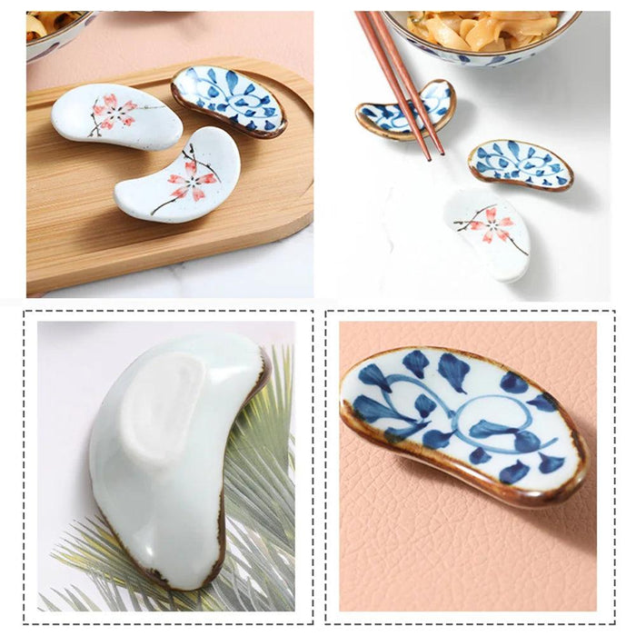 Chic Japanese Ceramic Chopstick Rest - Enhance Your Dining Experience