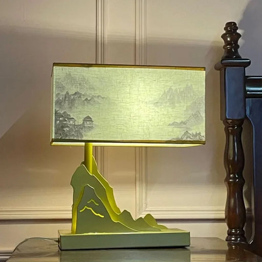 Tranquil Glow: Elegant Zen Table Lamp for Home Ambiance