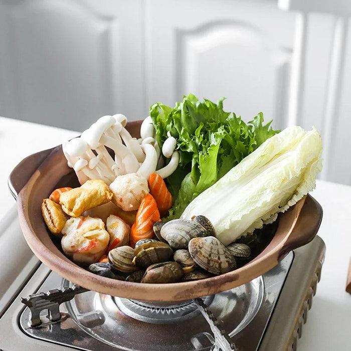 Charming Dual-Sized Ceramic Casserole Set for Savory Soups and Hearty Meals