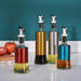 Chic Stainless Steel Oil Dispensing and Spice Jar Ensemble - Transform Your Cooking Journey