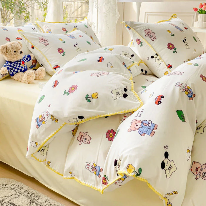 Pastoral Girls Flower Bedding Sets