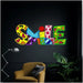 Glowing Smiley LED Neon Wall Decor - Customizable Room & Wedding Accent