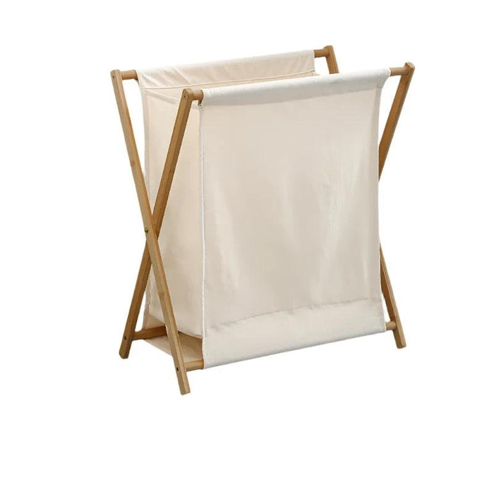 Eco-Friendly Bamboo Foldable Laundry Hamper - Stylish and Space-Saving Storage Solution