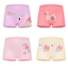 10-Pack Cute Cotton Boxer Briefs for Toddler Girls - Soft and Breathable Underwear Set