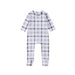 Cozy Plaid Family Matching Romper Set for Kids – Comfortable Cotton Sleepwear