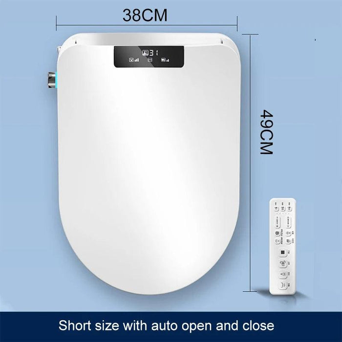 Smart EcoComfort Automatic Bidet Toilet Seat with Remote Control and Night Light