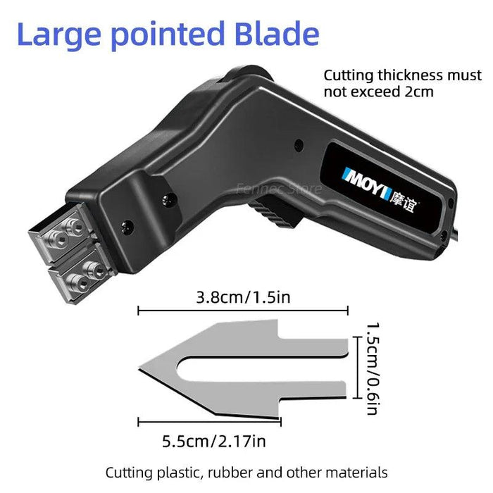 Adjustable Temperature Electric Fabric and Foam Cutter with Universal Plug Compatibility