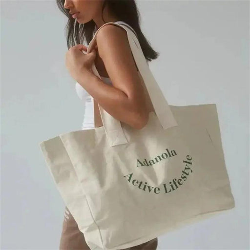 Luxurious 100pcs Natural Cotton Handbag with Custom Logo - Wholesale Offer