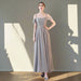 Elegant Off-Shoulder Pleated Gowns for Bridesmaids and Formal Events